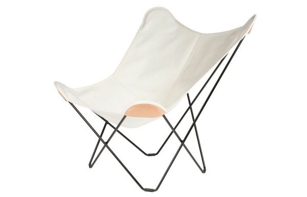 Cuero Mariposa Canvas, zwart frame