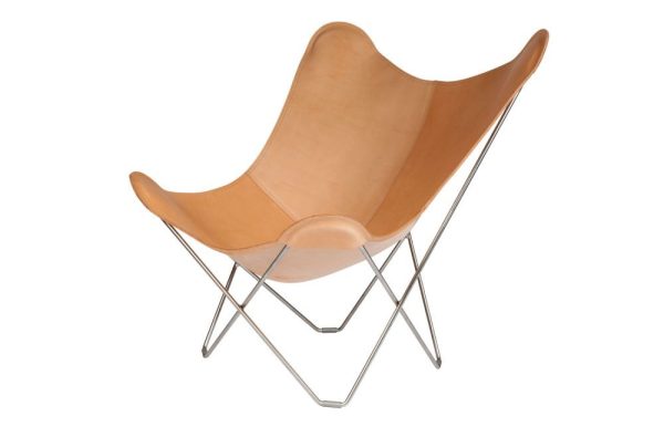 Cuero Mariposa Pampa, chroom frame