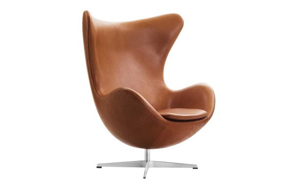 Fritz Hansen Egg Chair in leder
