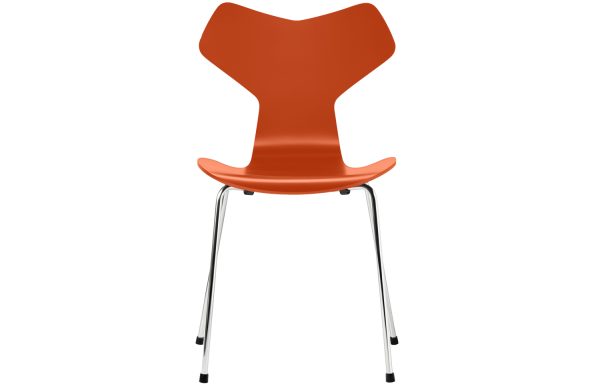 Fritz Hansen Grand Prix stoel, gelakt