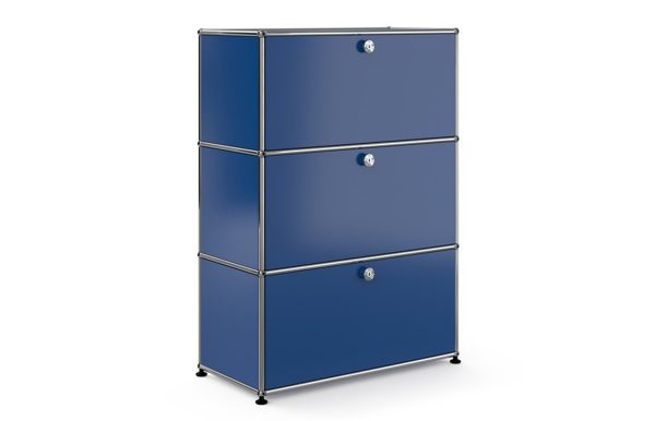 USM Haller kast met 1 klep en 2 lades