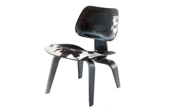 Vitra LCW fauteuil in Calfs skin