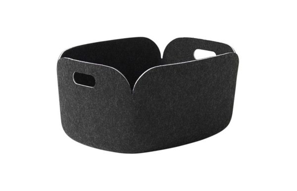 Muuto Restore Basket Black Melange