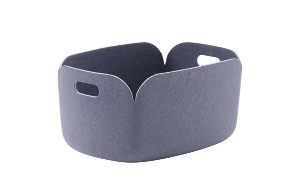 Muuto Restore Basket Blue Grey