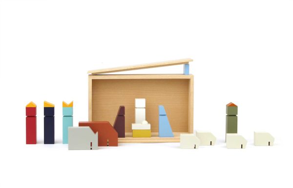 Floris Hovers houten kerststal