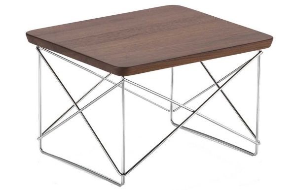 LTR Occasional massief hout, chroom frame