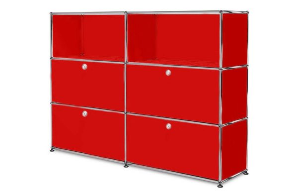 USM Haller klepkast met open modules