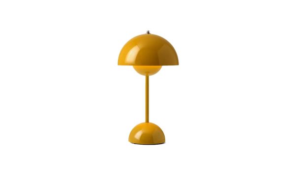 &Tradition Flowerpot VP9 draadloze tafellamp mustard