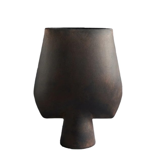 101CPH Sphere Vaas vierkant Coffee