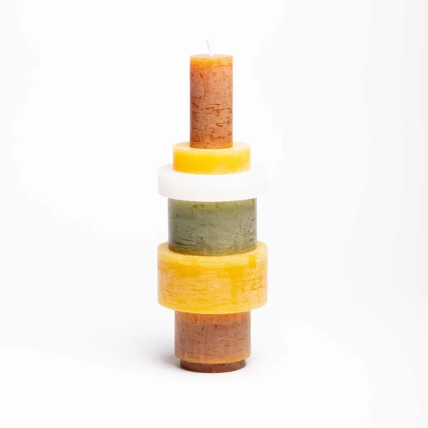 Candle Stack 06 yellow - Afbeelding 2
