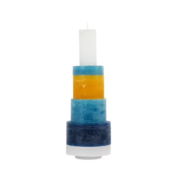 Candle Stack 06 blue