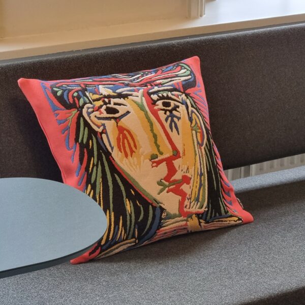 Kussen Picasso - Jacqueline au chapeau de paille - Afbeelding 2