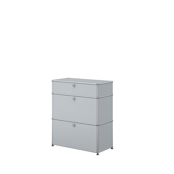USM Haller Selection Kast met 2 kleppen en 1 lade