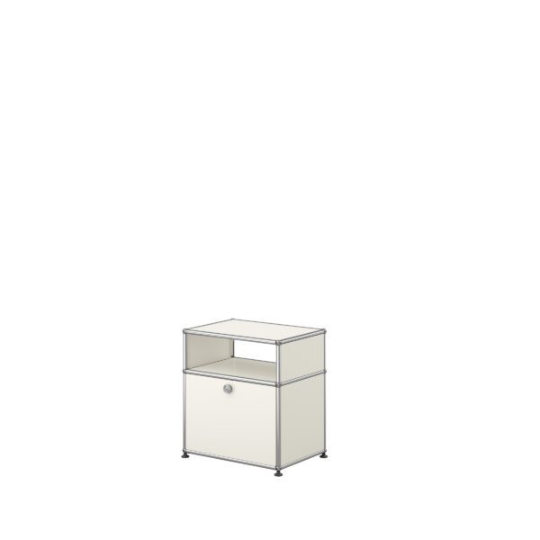 USM Haller Selection Nachtkastje met open module en klep (divider shelf)