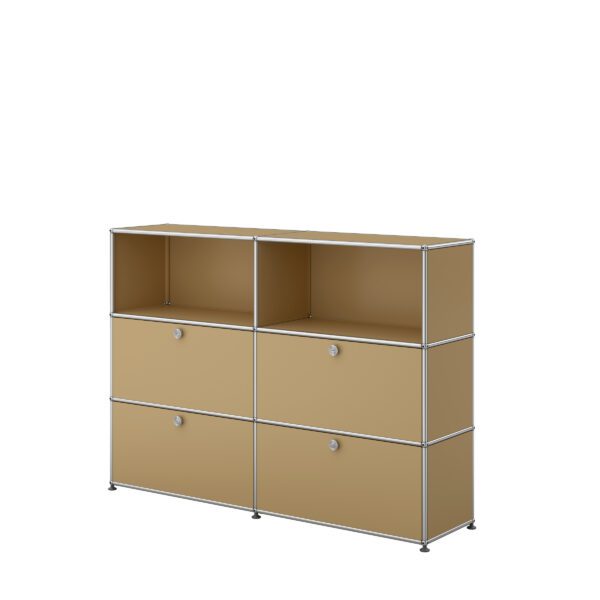 USM Haller Selection Dressior met 2 open modules en 4 kleppen