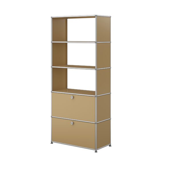 USM Haller Selection boekenkast met twee kleppen