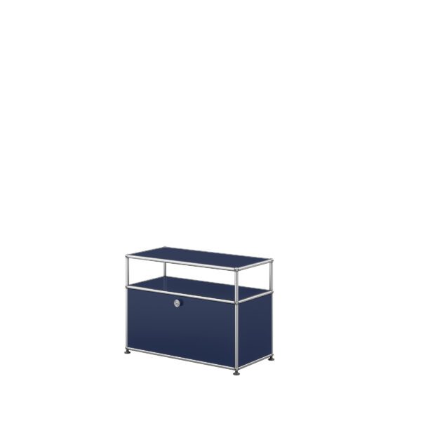 USM Haller Selection Nachtkastje met open module en klep