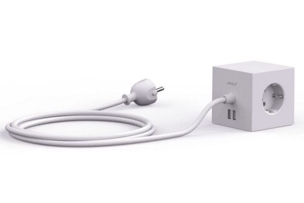 Avolt Square 1 Stekkerblok met USB-C - Grijs - Afbeelding 3