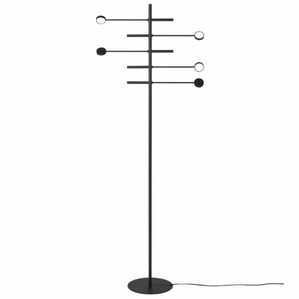 Kingpin 5 Vloerlamp LED Zwart