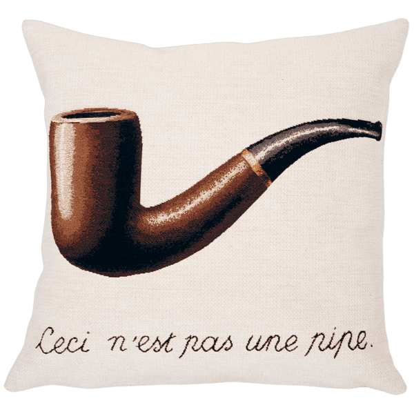 Kussen René Magritte - La trahison des images
