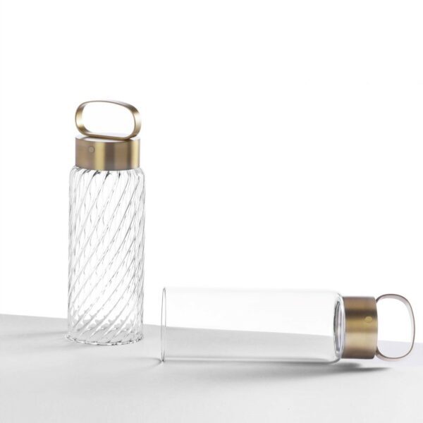 Ichendorf Andon Draadloze Tafellamp - Gedraaid glas - Afbeelding 2