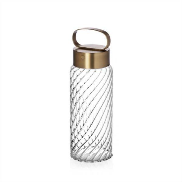 Ichendorf Andon Draadloze Tafellamp - Gedraaid glas