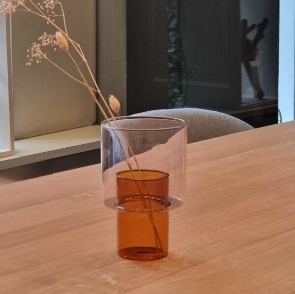 Ichendorf Boreale Vaas B Amber/Pink - Afbeelding 3