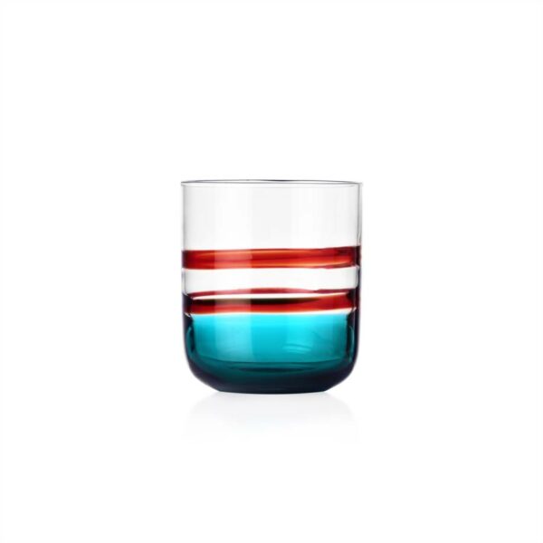 Ichendorf Drinkglas Gesti Bordeaux-Light Turquoise