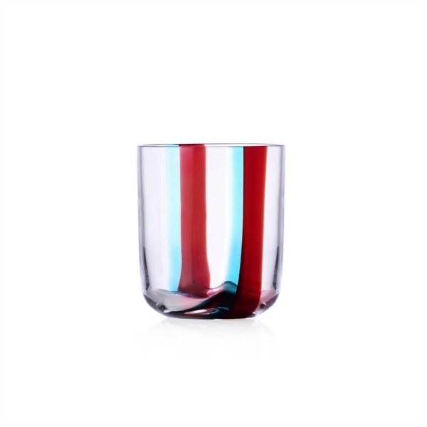 Ichendorf Drinkglas Gesti Bordeaux-Light Turquoise ''U''