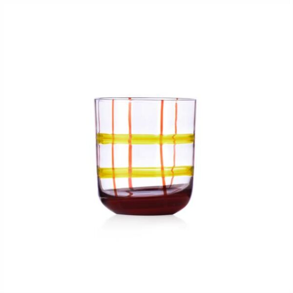 Ichendorf Drinkglas Gesti Yellow-Bordeaux