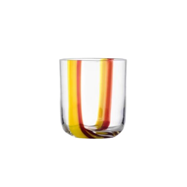 Ichendorf Drinkglas Gesti Yellow-Bordeaux ''U''