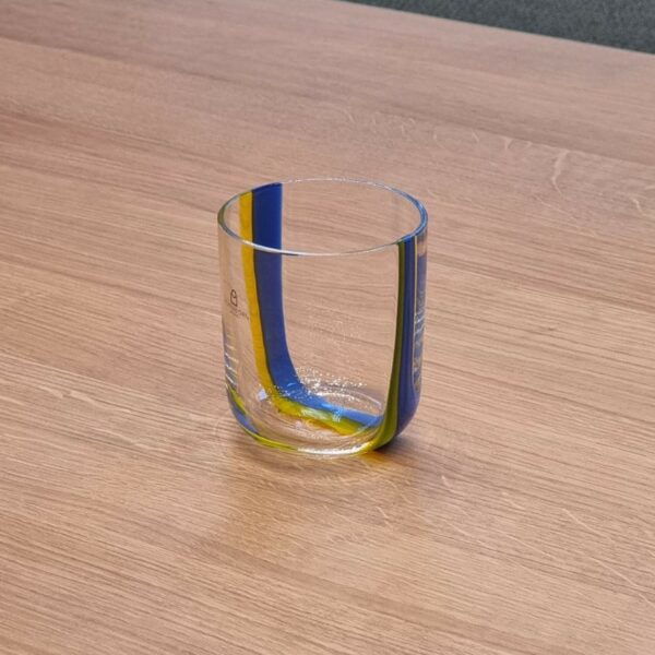 Ichendorf Drinkglas Gesti Light Blue-Yellow ‘’U’’ - Afbeelding 2