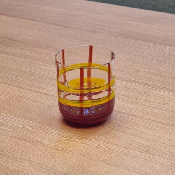 Ichendorf Drinkglas Gesti Yellow-Bordeaux - Afbeelding 2