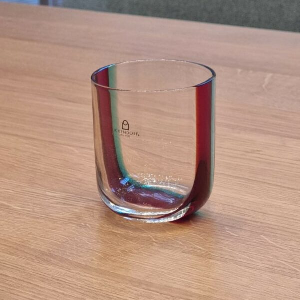 Ichendorf Drinkglas Gesti Bordeaux-Light Turquoise ''U'' - Afbeelding 2