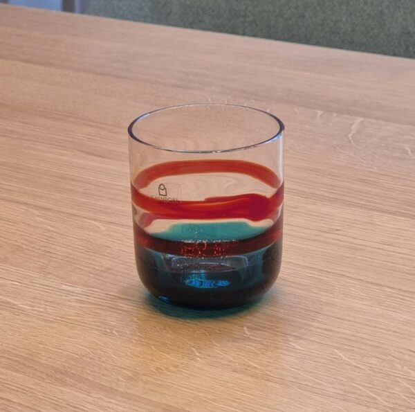 Ichendorf Drinkglas Gesti Bordeaux-Light Turquoise - Afbeelding 2